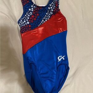 Patriotic Stars and Stripes GK Leotard